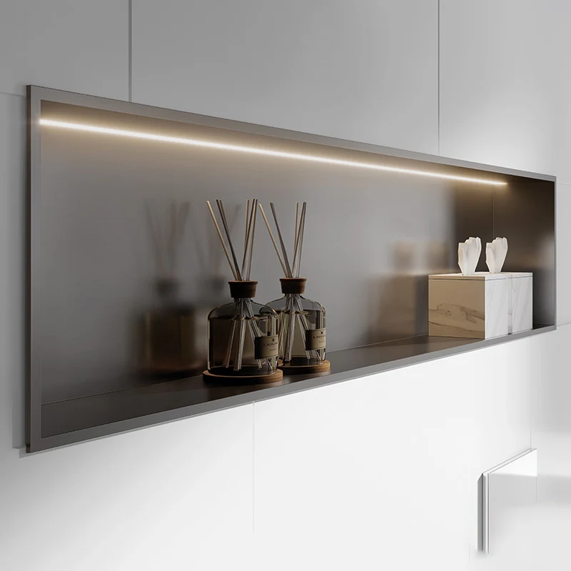 Ceruk baja tahan karat satu lapis dengan Light Trough Ceruk baja tahan karat satu lapis dengan Light Trough